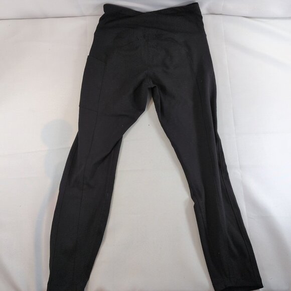 Fila Black Capri Leggings Leg Logo Women's XS Extra Small Capris 3/4 Length Calf - Picture 5 of 12